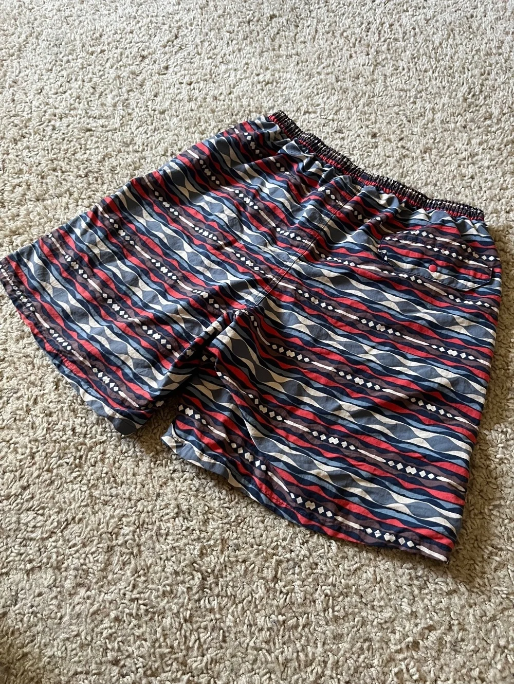 Patagonia Shells Patterned Swim Shorts Size Small